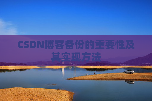 CSDN博客备份的重要性及其实现方法